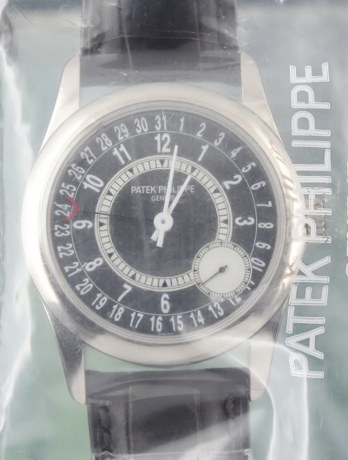 (image for) SEALED PATEK PHILIPPE CALATRAVA 18K WHITE GOLD / 6000G